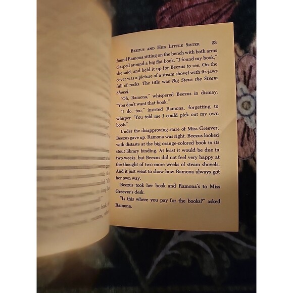 Beezus and Ramona by Beverly Cleary 1990, Trade Paperback Classic Children's Lit - Picture 5 of 10